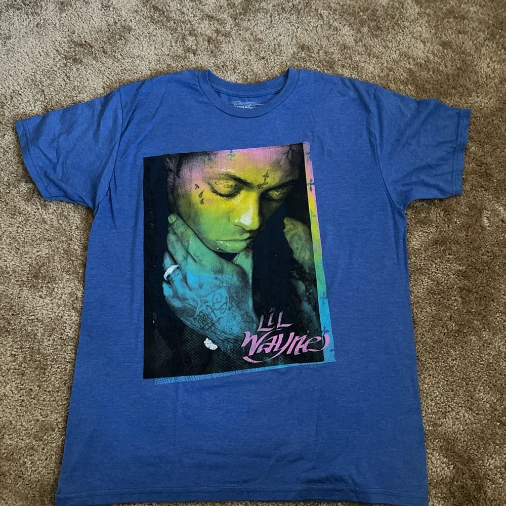 Blue Graphic T-Shirt Lil Wayne